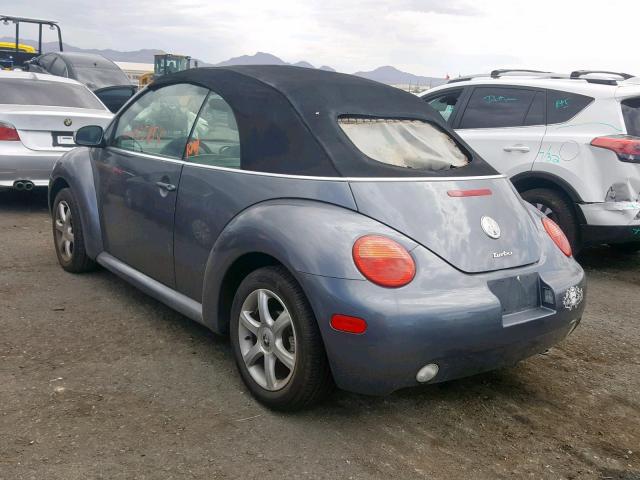 3VWCD31Y44M322325 - 2004 VOLKSWAGEN NEW BEETLE ნაცრისფერი ფოტო 3