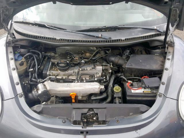 3VWCD31Y44M322325 - 2004 VOLKSWAGEN NEW BEETLE ნაცრისფერი ფოტო 7