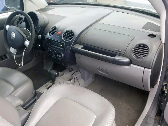 3VWCD31Y44M322325 - 2004 VOLKSWAGEN NEW BEETLE ნაცრისფერი ფოტო 9