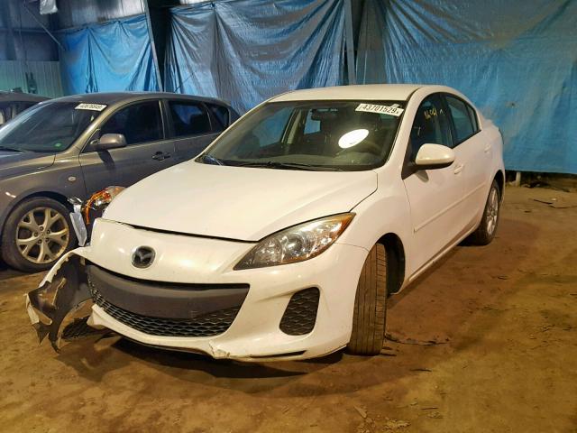 JM1BL1V78D1798470 - 2013 MAZDA 3 I WHITE photo 2