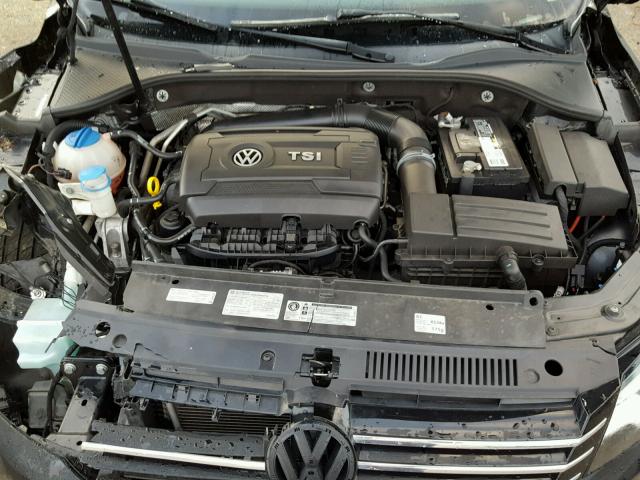 1VWBT7A34EC057483 - 2014 VOLKSWAGEN PASSAT SE BLACK photo 7