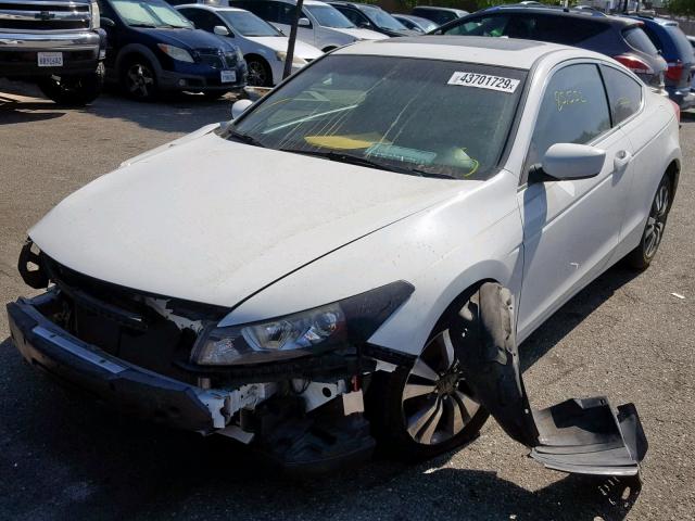 1HGCS1B80CA014741 - 2012 HONDA ACCORD EXL WHITE photo 2