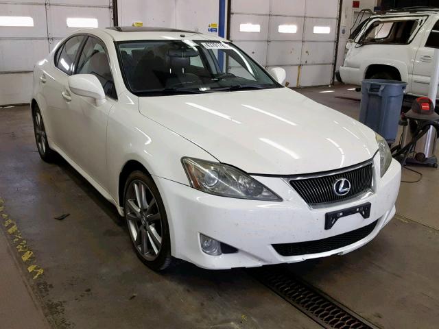 JTHBE262262000964 - 2006 LEXUS IS 350 WHITE photo 1