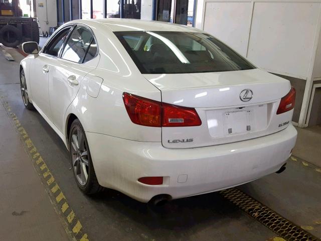 JTHBE262262000964 - 2006 LEXUS IS 350 WHITE photo 3