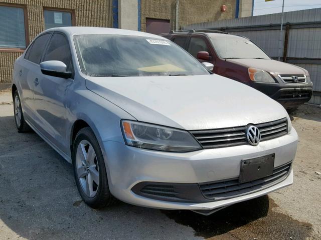 3VWLL7AJ6DM413187 - 2013 VOLKSWAGEN JETTA TDI SILVER photo 1