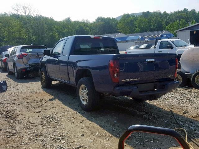 1GCJTCF94C8141663 - 2012 CHEVROLET COLORADO L BLUE photo 3