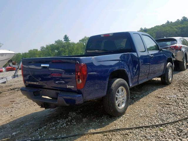 1GCJTCF94C8141663 - 2012 CHEVROLET COLORADO L BLUE photo 4