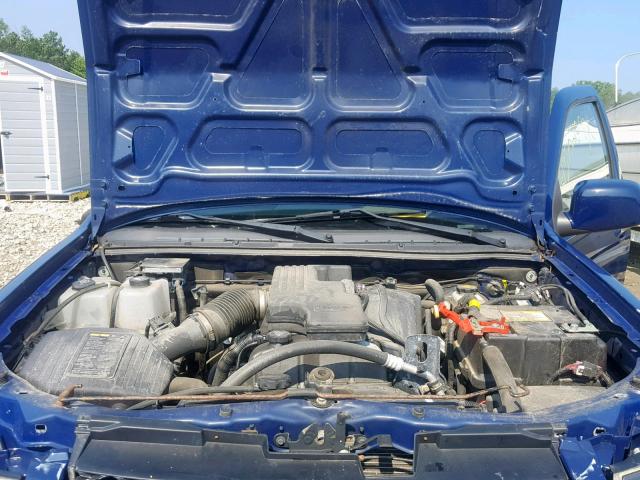 1GCJTCF94C8141663 - 2012 CHEVROLET COLORADO L BLUE photo 7