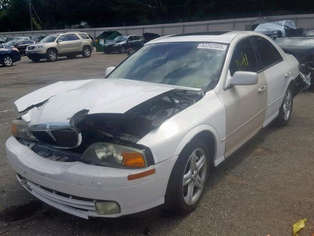 1LNHM86S42Y710758 - 2002 LINCOLN LS WHITE photo 2