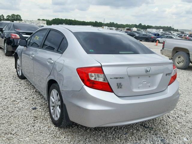 19XFB2F95CE047977 - 2012 HONDA CIVIC EXL 银色 照片 3