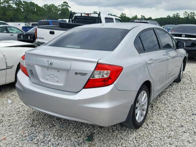 19XFB2F95CE047977 - 2012 HONDA CIVIC EXL 银色 照片 4