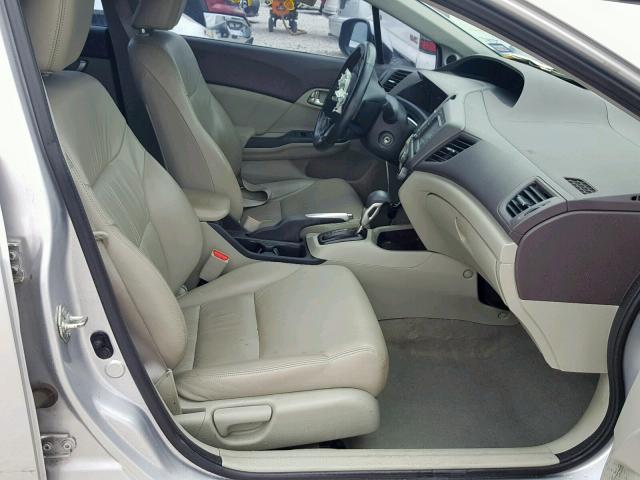 19XFB2F95CE047977 - 2012 HONDA CIVIC EXL 银色 照片 5