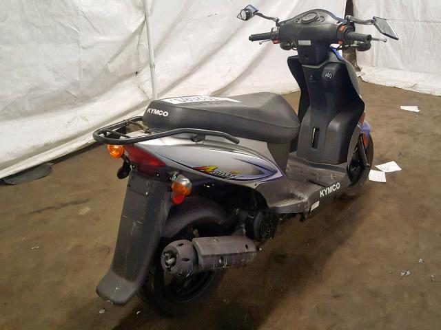 LC2U6G105EC000408 - 2014 KYMCO USA INC AGILITY 12 BLUE photo 4