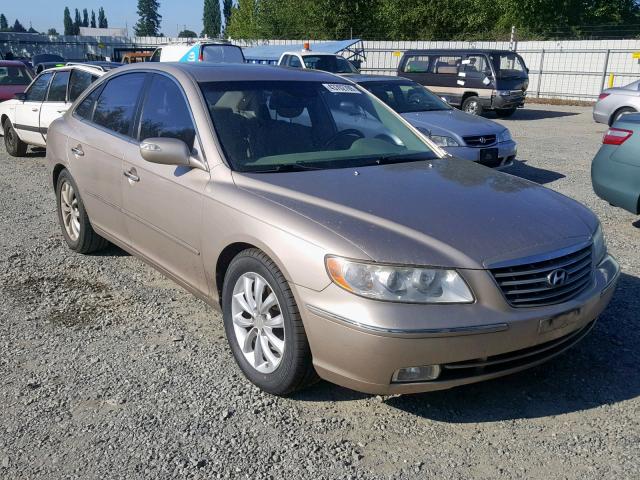 KMHFC46F18A250336 - 2008 HYUNDAI AZERA SE BEIGE photo 1