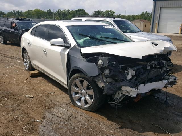 1G4GC5EG1AF277341 - 2010 BUICK LACROSSE C WHITE photo 1