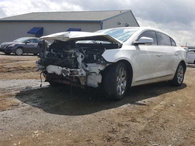 1G4GC5EG1AF277341 - 2010 BUICK LACROSSE C WHITE photo 2