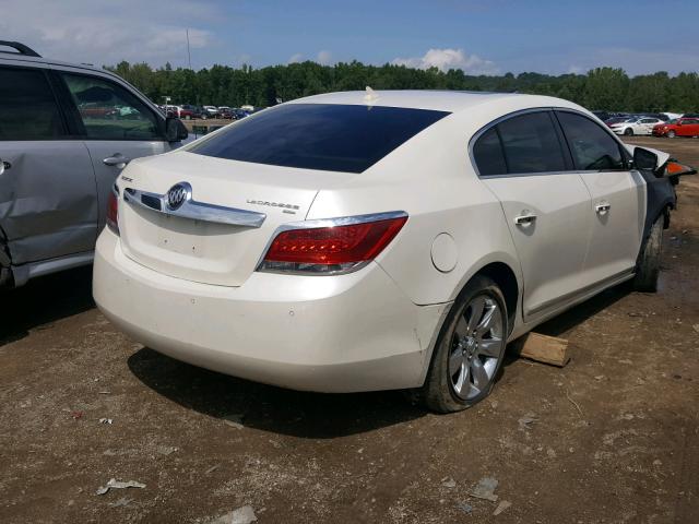 1G4GC5EG1AF277341 - 2010 BUICK LACROSSE C WHITE photo 4