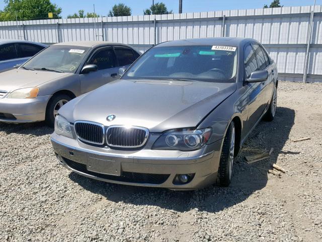 WBAHL83578DT13029 - 2008 BMW 750 I CHARCOAL photo 2