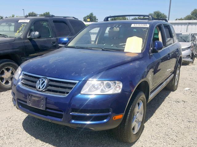 WVGBC67L34D013208 - 2004 VOLKSWAGEN TOUAREG 3. BLUE photo 2