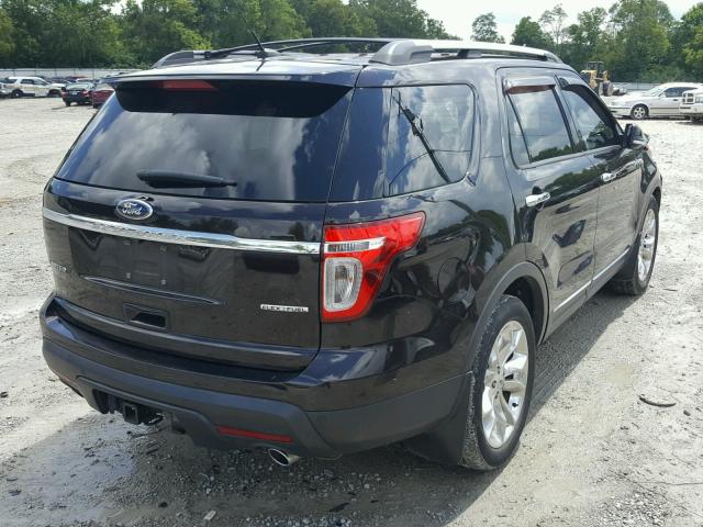 1FM5K7F88DGB88717 - 2013 FORD EXPLORER L BURGUNDY photo 4