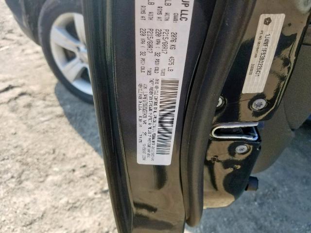 1J4NF1FB3BD226431 - 2011 JEEP COMPASS SP შავი ფოტო 10