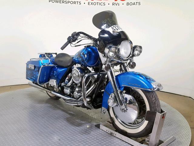 1HD1FDV1X2Y652347 - 2002 HARLEY-DAVIDSON FLHR BLUE photo 2