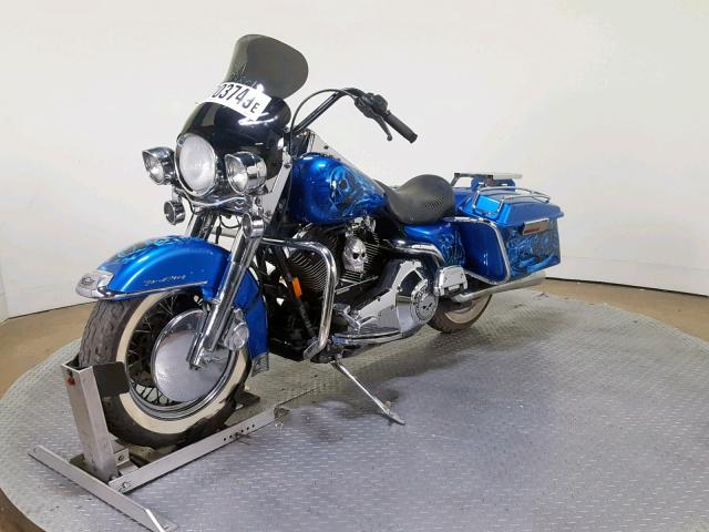 1HD1FDV1X2Y652347 - 2002 HARLEY-DAVIDSON FLHR BLUE photo 4