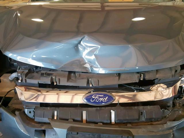 3FAHP0JA9CR272868 - 2012 FORD FUSION SEL BLUE photo 7