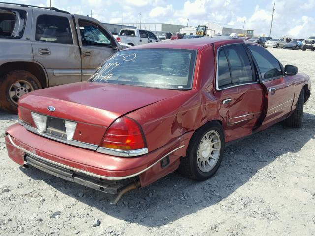 2FAFP74W1XX141917 - 1999 FORD CROWN VICT BURGUNDY photo 4