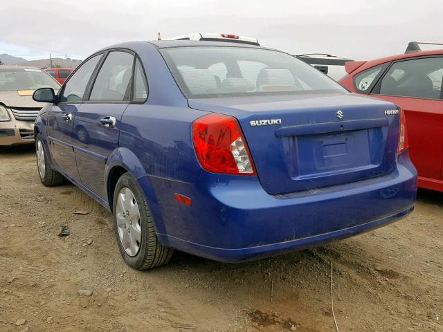 KL5JD56Z96K430091 - 2006 SUZUKI FORENZA BLUE photo 3