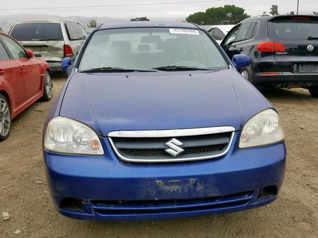 KL5JD56Z96K430091 - 2006 SUZUKI FORENZA BLUE photo 9