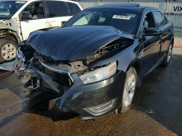 1FAHP2E85EG126707 - 2014 FORD TAURUS SEL BLACK photo 2