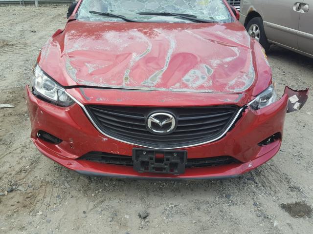 JM1GL1U51H1147838 - 2017 MAZDA 6 SPORT RED photo 7