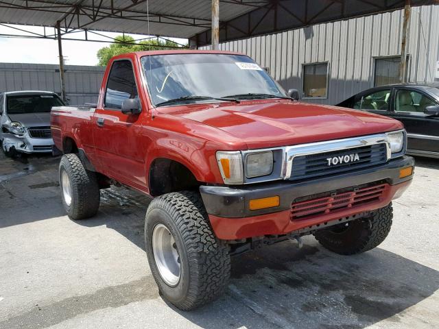 JT4RN01P0K7002927 - 1989 TOYOTA PICKUP 1/2 RED photo 1