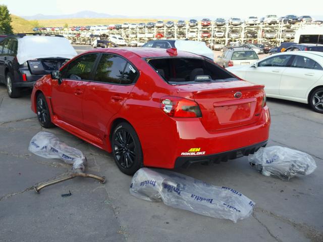 JF1VA1A65J9817141 - 2018 SUBARU WRX RED photo 3