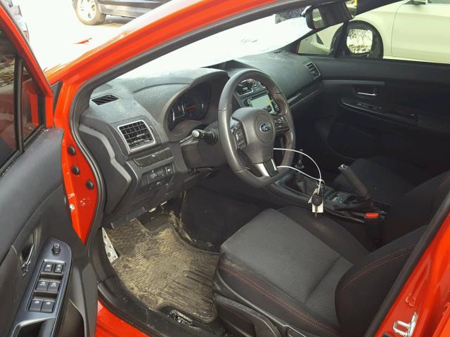 JF1VA1A65J9817141 - 2018 SUBARU WRX RED photo 9