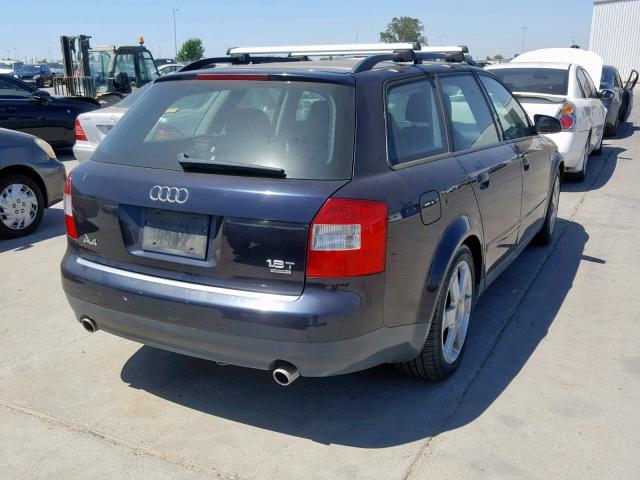 WAUVC68E93A356216 - 2003 AUDI A4 1.8T AV BLUE photo 4