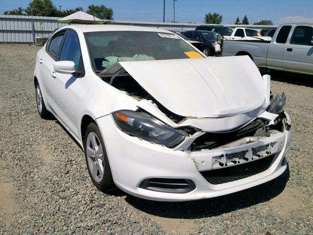 1C3CDFBB9GD668020 - 2016 DODGE DART SXT WHITE photo 1