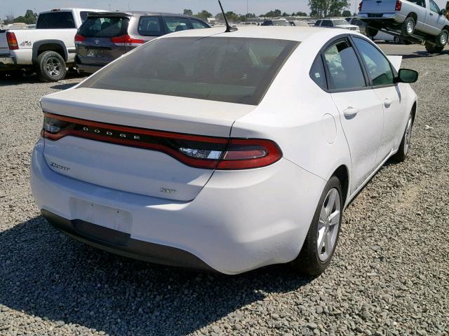 1C3CDFBB9GD668020 - 2016 DODGE DART SXT WHITE photo 4