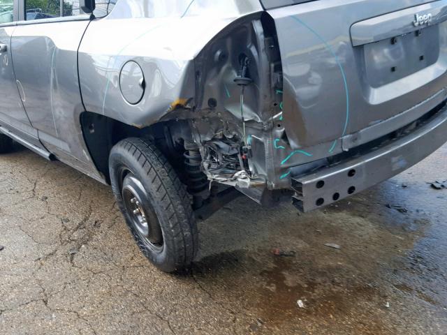 1J4NT1FAXBD195470 - 2011 JEEP COMPASS SP ნაცრისფერი ფოტო 9