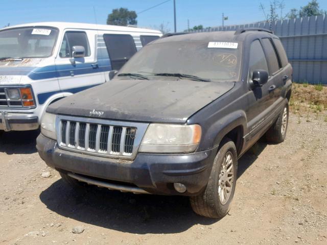 1J4GX58N34C146978 - 2004 JEEP GRAND CHER GRAY photo 2