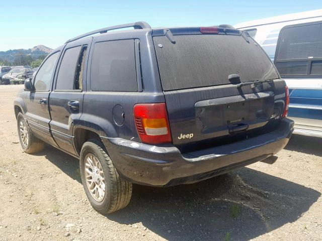 1J4GX58N34C146978 - 2004 JEEP GRAND CHER GRAY photo 3