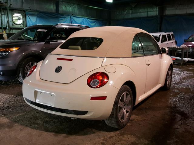 3VWRF31Y56M322051 - 2006 VOLKSWAGEN NEW BEETLE კრემისფერი ფოტო 4
