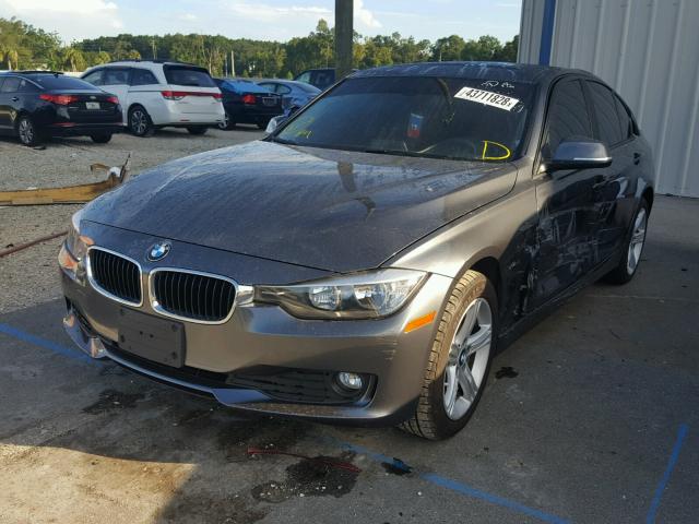 WBA3B1G52FNT05765 - 2015 BMW 320 I GRAY photo 2