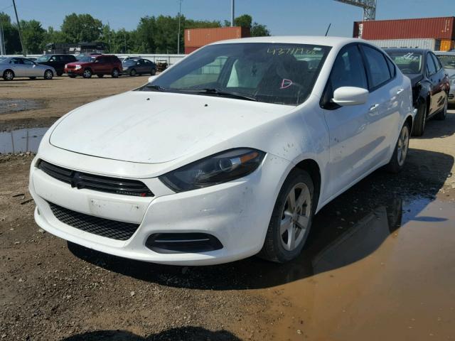 1C3CDFBB7FD431699 - 2015 DODGE DART SXT WHITE photo 2