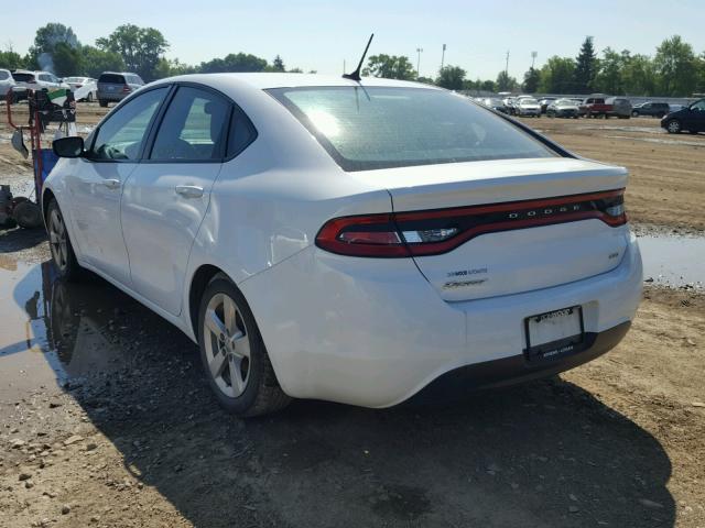 1C3CDFBB7FD431699 - 2015 DODGE DART SXT WHITE photo 3