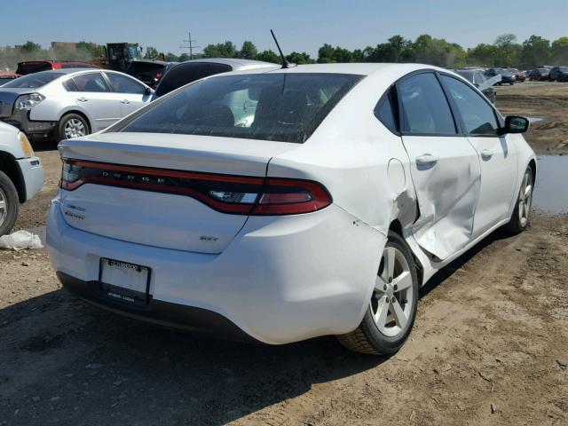 1C3CDFBB7FD431699 - 2015 DODGE DART SXT WHITE photo 4