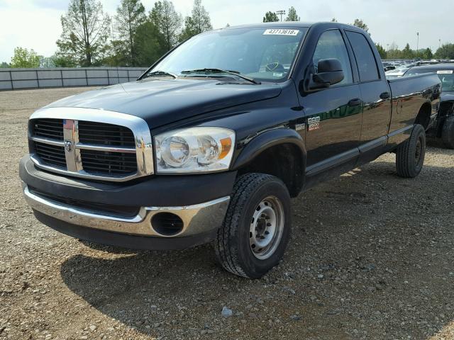 1D7KS28D37J575354 - 2007 DODGE RAM 2500 S BLACK photo 2