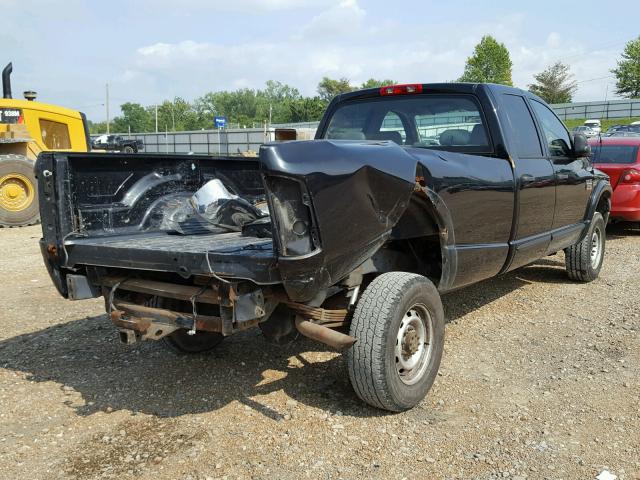1D7KS28D37J575354 - 2007 DODGE RAM 2500 S BLACK photo 4