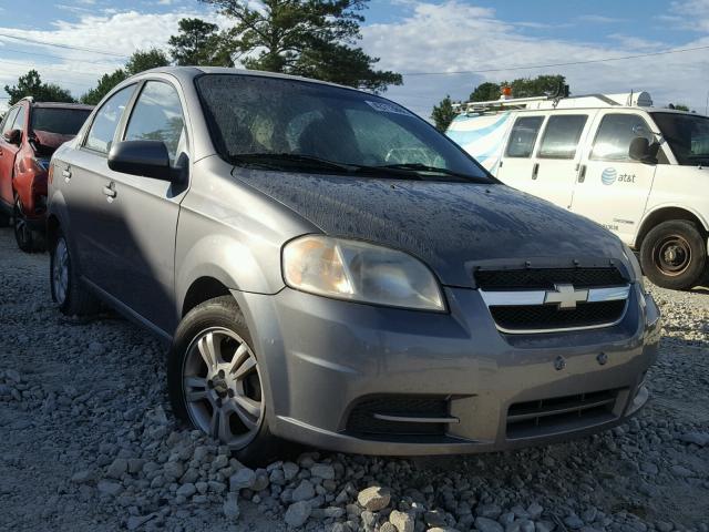 KL1TD5DE5BB257335 - 2011 CHEVROLET AVEO LS SILVER photo 1
